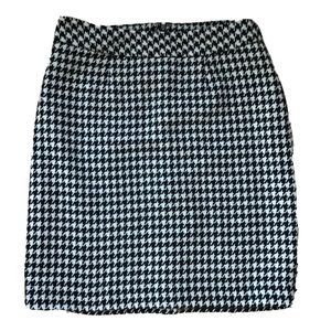 NEW Chadwicks Womens Houndstooth Skirt 2P Petite